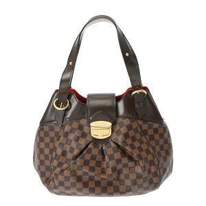 Louis Vuitton Damier Sistine Brown Canvas Handbag Bag